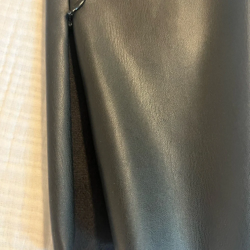 Zara Pleather high waisted ankle pants - Picture 3 of 5